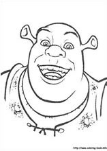 Pobarvanke Shrek 4