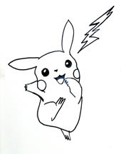 Pokemon pobarvanke 1